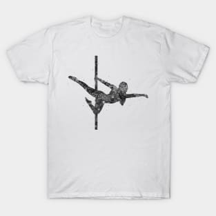 Pole dance black and white T-Shirt